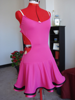 Hot Pink Latin Dress